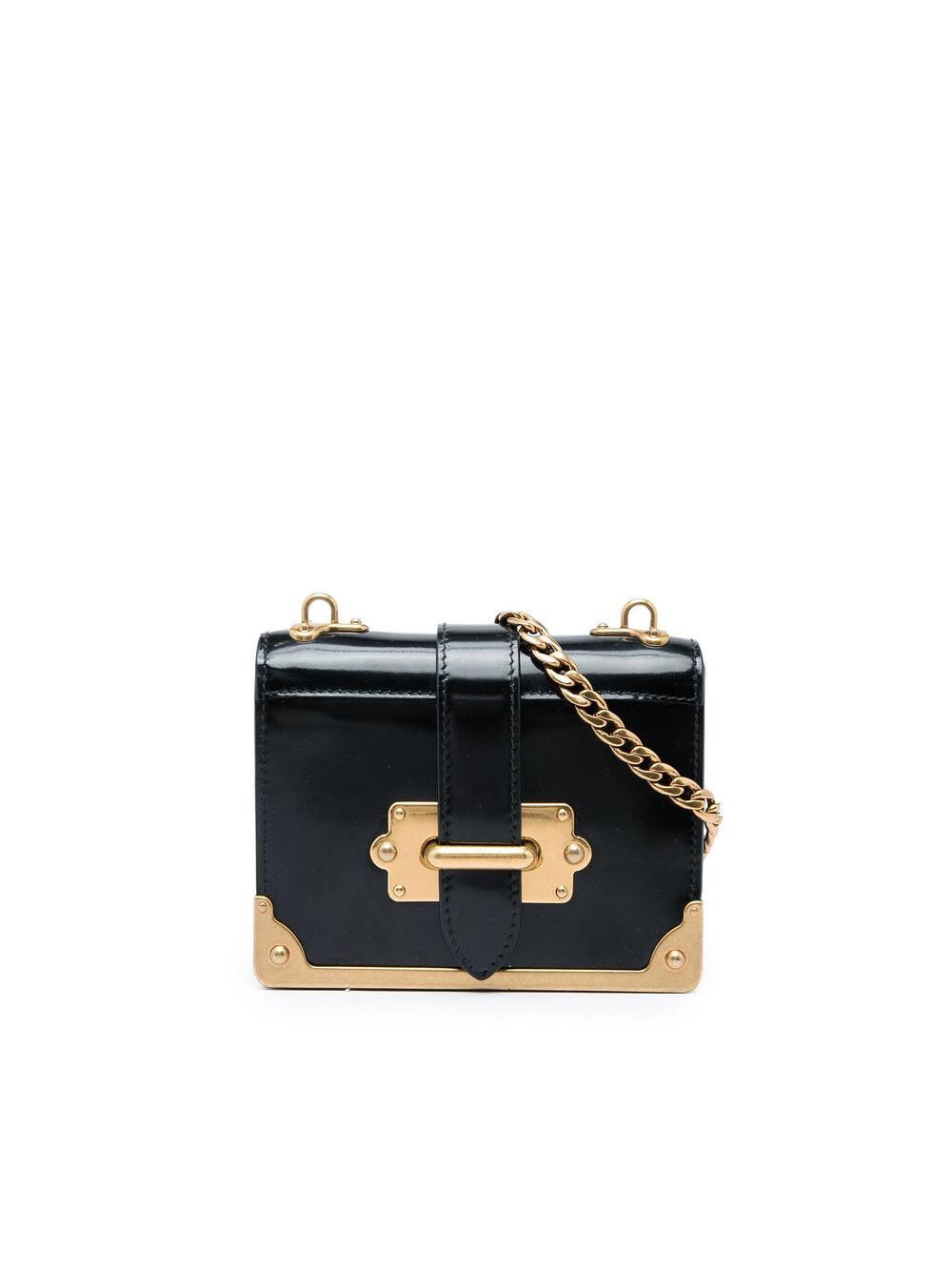 Prada Micro Spazzolato Cahier Crossbody #375391P65B